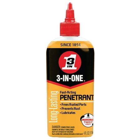 3-IN-ONE® Fast-Acting Penetrant Drip Oil, 4 OZ