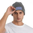 thumbnail image 7 of Junzan Nautical Anchors Mens Winter Hats Thick Knit Cuff Beanie Cap Beanie Hat, 7 of 7