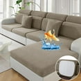 thumbnail image 1 of Pieces Couch Cushion Covers for Sectional Sofa Seat Slipcover Stretch Sectional Couch Cover for L Shape Left/Right Chaise with Elastic Bottom ( Seater + Chaise Light ), 1 of 7