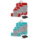 thumbnail image 1 of Cubos de embalaje de viaje para una fácil organización y acceso rojo azul, 1 of 9