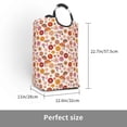 thumbnail image 2 of Xecao Fall 70s Groovy Hippie for Laundry Basket,Collapsible Large Laundry Hamper,Wash Bag for Laundry Room, Rolling Laundry Basket with Handles, 2 of 5