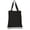 Black, variant on 5 Pack Promotional Priced Heavy Cotton Canvas Shopping Blank Tote Bag Art Craft
