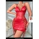 thumbnail image 4 of Ropa interior sexy estilo Europa y Estados Unidos, falda divertida de cuerda de charol para mujer con tirantes huecos, 4 of 5