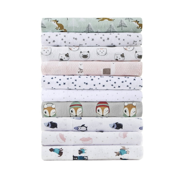 designs baby flannel sheets