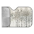 thumbnail image 6 of Awypu Birds, Trees Funny Windshield Sun Shade - Sunshade for Car Windshield for Vehicle SUV Truck Protector 55.12*29.92 in, 6 of 7