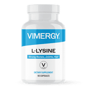 VIMERGY L-Lysine 500MG Capsules, Trial Size - 90 Servings