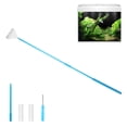 thumbnail image 1 of Scraper Cleaner, With 2 Blades  Scrubber Pad, for  and Plant Fish  Aquarium Glass  Blue, 1 of 8