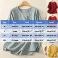 thumbnail image 3 of Hrsba Womens Summer Tops,Ladies Casual Embroidered Textured Linen Button Short Sleeve Crewneck Blouses, 3 of 5