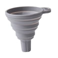 thumbnail image 4 of Embudo de silicona plegable de grado alimenticio para el llenado de botellas y transferencia de polvo. Gris, 4 of 9