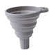 thumbnail image 4 of Embudo de silicona plegable de grado alimenticio para el llenado de botellas y transferencia de polvo. Gris, 4 of 9