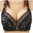 thumbnail image 4 of Meichang Lace Bra for Women Wireless Full-Coverage Bras Push Up Bra Full Figure Bra Comfortable Breathable Unpadded Bras Bralette, 4 of 5