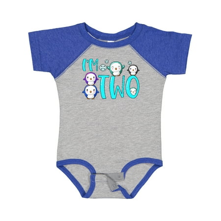 

Inktastic I m 2 Cute Penguin Birthday Party Gift Baby Boy or Baby Girl Bodysuit