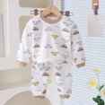 thumbnail image 2 of HCNTES Baby Boy Winter Clothes Baby Toddler Boy Clothes Fall Winter Outfit Long Sleeve Sweatshirts Pants Set 6 9 12 18 24 Months 3T 4T 5T Boy Clothes, 2 of 7