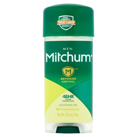 Mitchum Men Advance Control Mountain Air Gel Anti-Perspirant Deodorant, 3.4