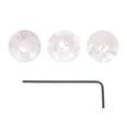 thumbnail image 1 of MasteelfCA 1 Set Plastic Rotary Knobs Audio Knobs with Wrenches for Electric Guitar Bass, 1 of 7