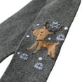 thumbnail image 3 of Gyratedream Toddler Kids Girls Christmas Elk Embroidered Tights Dance Footed Stockings Stock,Size 2-9T, 3 of 6