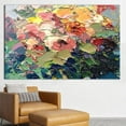 thumbnail image 3 of Contemporary Canvas, Colorful Printed, Modern Poster, Acrylic Printed, Colorful Abstract Art Canvas, Abstract Flower Printed Canvas, Canvas Wall Decor - Black Framed, 3 of 9