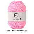 thumbnail image 2 of Clearance, Wool Yarn Hwkond Colorful Hand Knitting 25g Knitting Crochet Milk Soft kid Cotton Wool Yarn,(Light Gray) Under $5, 2 of 8