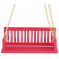 thumbnail image 2 of Classics by Handley Dollhouse Miniature Red Porch Swing, 2 of 3
