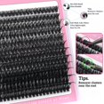thumbnail image 2 of Kit de pestañas Eyelash Cluster YIDUO D Curl Fluffy Volume 720 unidades, 2 of 8