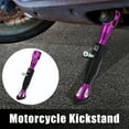 thumbnail image 2 of Ajustable Moto Scooter Cabra Pata Lateral Soporte Soporte Juego Púrpura, 2 of 6