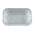 thumbnail image 5 of 1 lb. Red Holiday Christmas Snowflake Aluminum Foil Small Mini Loaf / Bread Baking Pans with Clear Dome Lids (Pack of 6 Sets), 5 of 8
