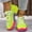 Fluorescent Green, variant on YOUYEDIAN Womens Orthopedic Shoes Arch Support Non Slip Slip on Nurse Shoes Breathable Knitted Mesh Stretch Work Shoes Comfortable 2026 New Foam Shoes (Sky Blue)