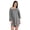 Heather Light Gray, variant on Solid Boyfriend T-Shirt Top For Women Loose Fit Long Sleep Shirt Tee