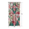 thumbnail image 5 of Pioneer Flower Floral Print Pattern Shower Curtain 36"x72" ,Bathroom Decorative Shower Curtains Set with 12 Hooks,Modern Waterproof Washable Shower Curtain, 5 of 6