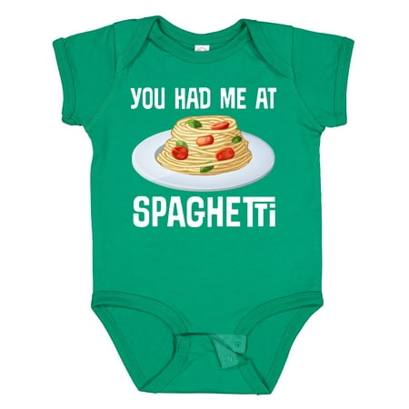 

Inktastic You Had Me at Spaghetti Gift Baby Boy or Baby Girl Bodysuit