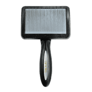 Angle View: Andis Animal Soft Tooth Slicker Brush