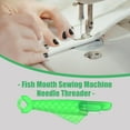 thumbnail image 3 of 2025 Automatic Needle Threader - Fish-Shaped Design for Hand Sewing & Sewing Machines(green-10pcs), 3 of 9