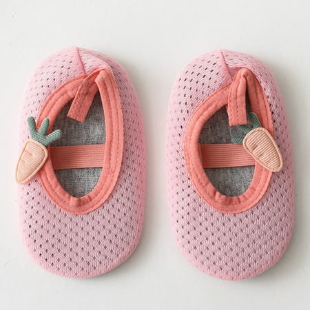 

Infant Boys Girls Animal Prints Cartoon Socks Toddler Breathable Mesh The Floor Socks Barefoot Socks Non Slip Shoes