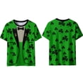 thumbnail image 6 of Mens St Patricks Day Shirt Shamrock Graphic T-Shirt Novelty Short Sleeve Shirts Casual Round Neck Tops Summer Basic Tees, 6 of 8