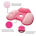thumbnail image 4 of Seat Cushion For Office Chair - Tailbone Pressure Relief Cushion - Coccyx, Lower Back, Hip, Butt, Sciatica Pain Relief Pillow - Memory Foam Chair Cushions For Desk Chairs, Car Seats, Wheelchairs, 4 of 9