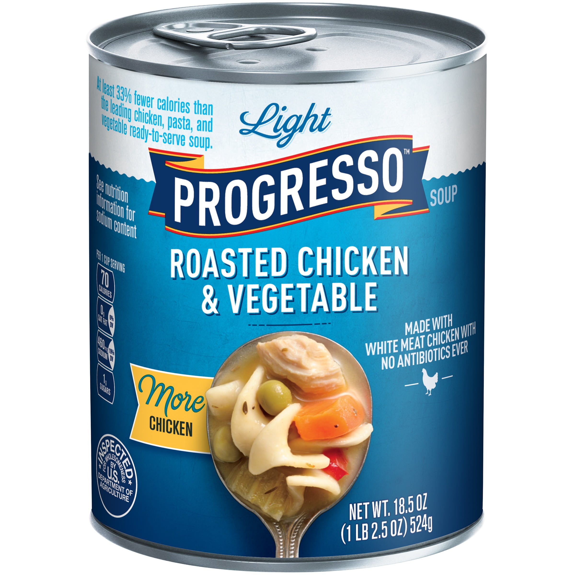 Progresso Light Roasted Chicken & Vegetable Soup, 18.5 OZ by General Mills Sales, Inc.