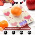 thumbnail image 5 of Pink Hearts in Grids Food Scale Digital Kitchen Scale Waterproof Grams Ounces lbs for Weight Loss, 5 of 7