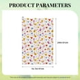 thumbnail image 4 of Lsque Cartoon Birds & Flowers Premium Golf Towel - Ultra Absorbent and Quick Drying Microfiber Towel with Carabiner - Gift for Men -24" X 16", 4 of 8
