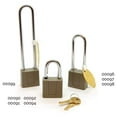 thumbnail image 4 of CCL Security Products 00091 Rekeyable Hardened Steel 66 Huski Padlock, 1-1/2 Inch Body Width and 3/4 Inch Shackle Clearance, Disc Tumber, KA CAT15, Military Green Matte, 4 of 5