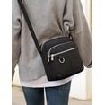 thumbnail image 6 of Women's crossbody bag, waterproof nylon shoulder wallet,Crossbody Bag Ladies Purses Fashion Tote Top Handle Satchel Beach Bag (Black), 6 of 6