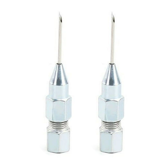 2pcs Steel Grease Injector Needles Durable and Efficient Needles for Precise Greasing