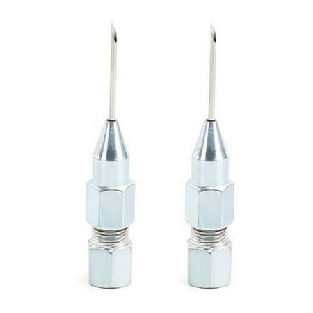 

New Pattern 2pcs Grease Injector Needle Tip Of The Mouth Removable Needle Nose Head Nozzle