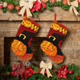 thumbnail image 6 of Rateoe Halloween Pumpkin Print Christmas Stockings,18 Inch Large Christmas Stockings Decoration Ornaments for Holiday Home Fireplace Indoors, 6 of 8