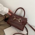thumbnail image 5 of Bolso de diseño simple, bolso de mujer, bolso de hombro tipo bandolera de cuero artificial a la moda, 5 of 5