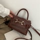 thumbnail image 5 of Bolso de diseño simple, bolso de mujer, bolso de hombro tipo bandolera de cuero artificial a la moda, 5 of 5