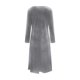 thumbnail image 5 of TaTaai Women's Casual Elegant Velvet Dress Long Sleeve Round Neck Solid Color with Pockets Ankle Length Maxi Dress Soft Stretchy Gift, 5 of 8