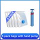 thumbnail image 3 of 1-8 piezas de bolsas de vacío y cubierta de bomba para almacenar ropa, bolsa de compresión de plástico grande vacía, contenedor de almacenamiento de accesorios de viaje, 3 of 5