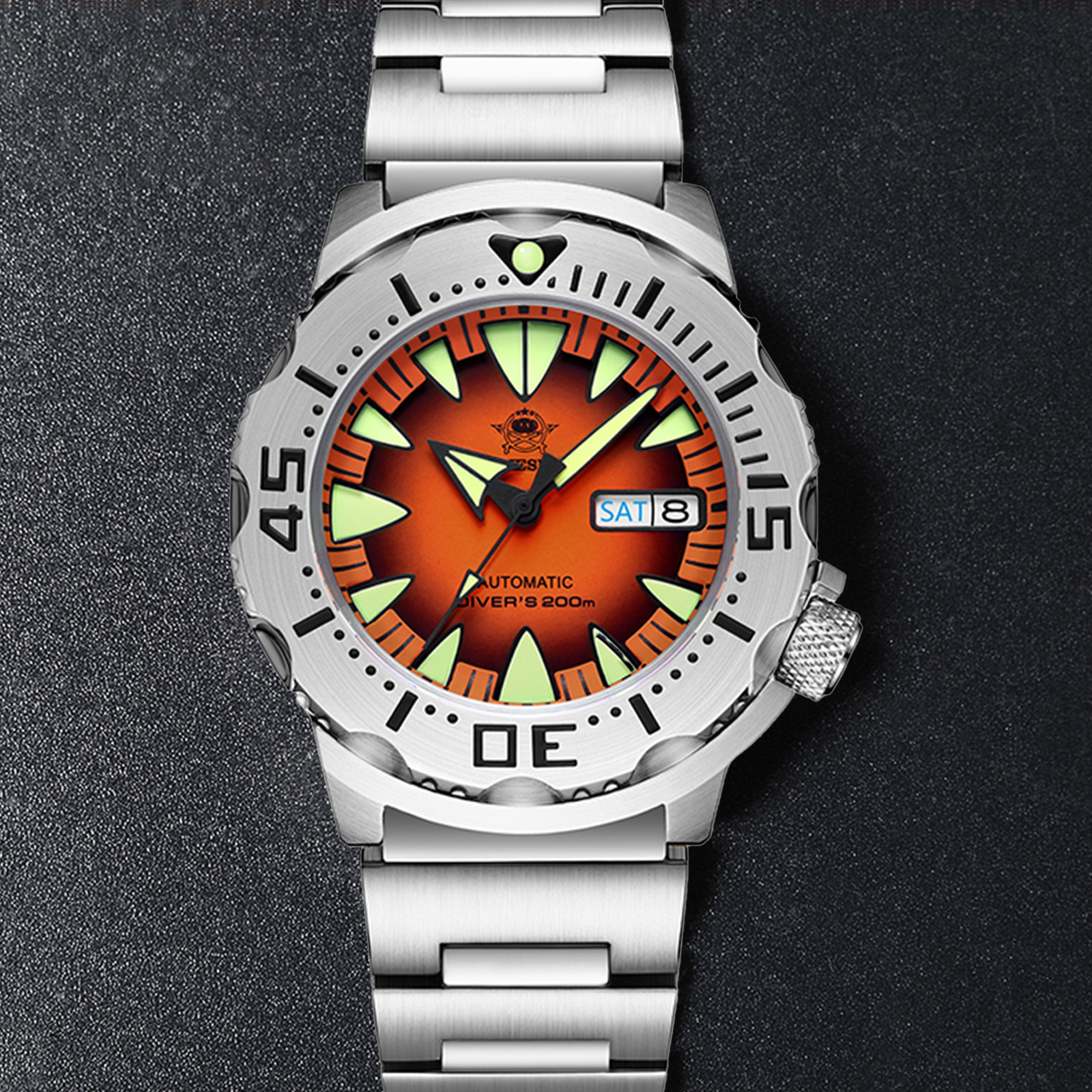ADDIESDIVE Men's Watch Automatic Dive Watch NH36 Movement 200m Waterproof Sapphire Crystal and Luminous Luxury Wristwatch for Men