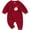 Red Santa Claus, variant on WIBACKER 0-6M Newborn Baby Boy Christmas Romper Infant Girl Fall Winter Santa Claus Outfits Cotton Button Jumpsuits