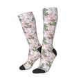 thumbnail image 2 of Daiia Sports Socks Lilies Flowers Printed Novelty Crew Socks for Men Women Knee High Socks Cotton Socks Soft & Breathable Support Unisex Socks, 2 of 9
